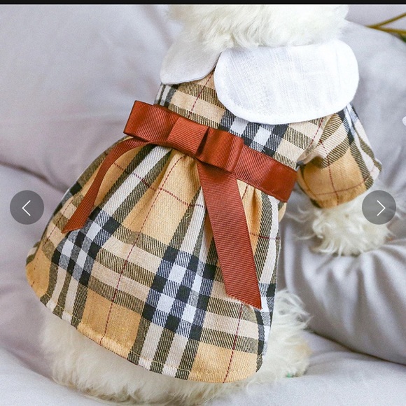 💗💗💗HOST PICK!💗💗💗 NWT Plaid Puppy Dog Dress - Picture 5 of 6